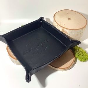 Coach Genuine Leather Jewelry Valet Tray
